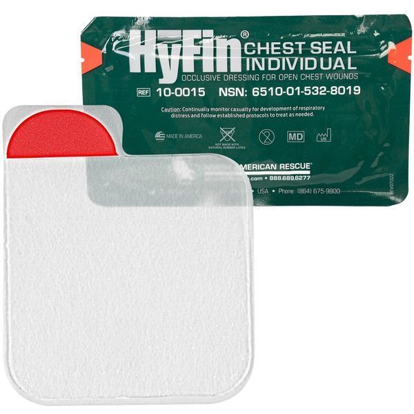 Оклюзійна наліпка HyFin Chest Seal Combo Pack 002909 фото