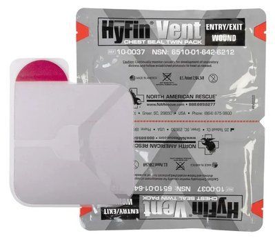 Оклюзійна наліпка HyFin Vent Chest Seal Twin Pack 00000000005 фото
